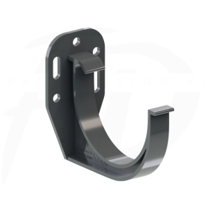 Hak doczołowy PVC ⌀ 75 firmy KROP kolor grafit